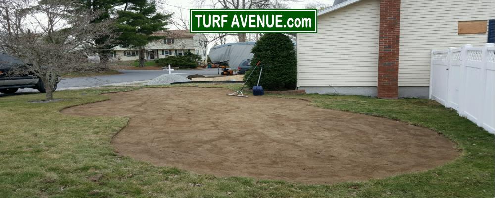 removing sod  putting green install